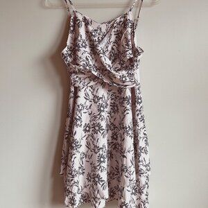 Summer Dress, Size L, Green Floral
